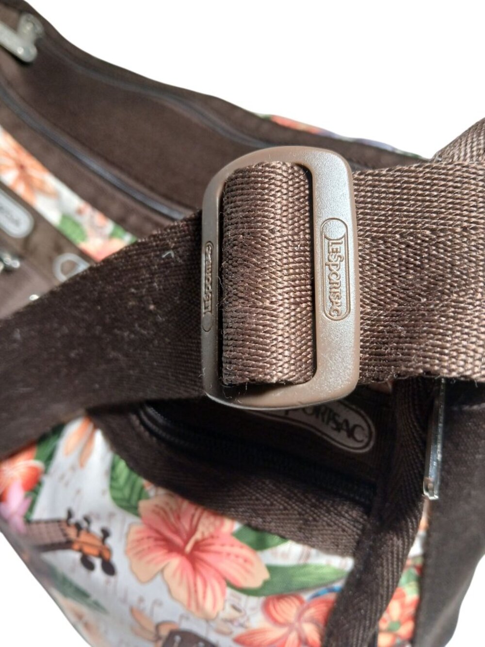 LeSportsac Deluxe Everyday Crossbody Bag Guitar Mele Ukulele Vacation Resort - Picture 14 of 16